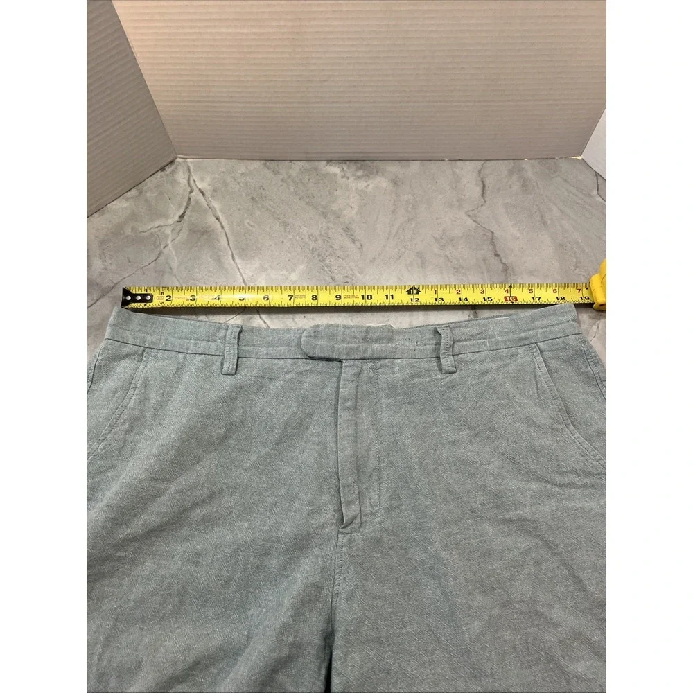 J CREW Rivington Chino Shorts Mens Size 36‎ Pockets Casual Green Outdoor